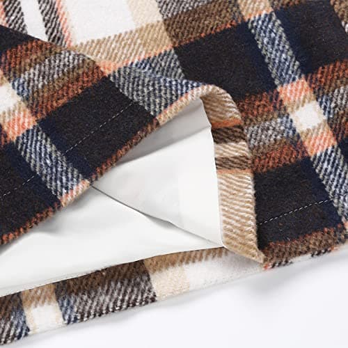 Women's High Waist Plaid Mini A-Line Skirt