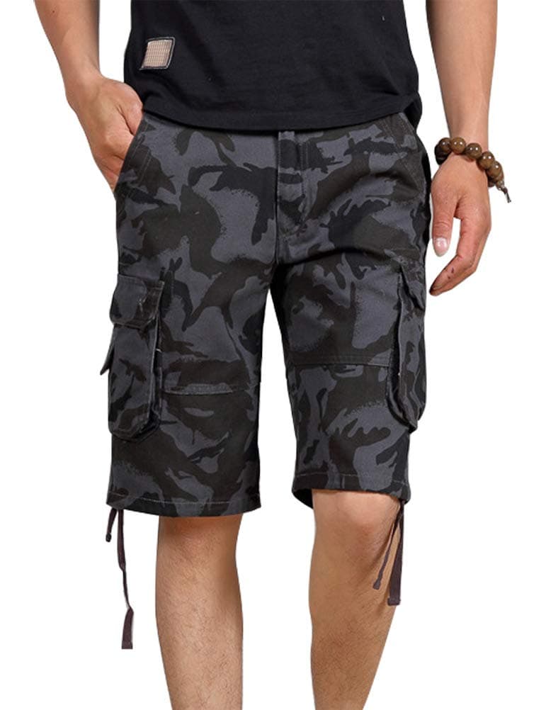 Mens Camo Cargo Shorts
