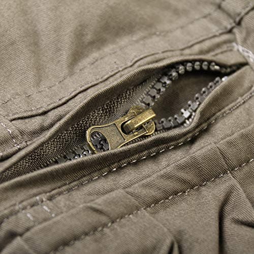 OCHENTA Men's Cargo Shorts with Zipper Pockets, Casual SummerOutdoor Work