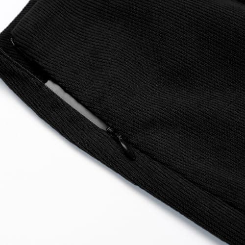 IDEALSANXUN High-Waisted Knee-Length Corduroy Skirt for Women