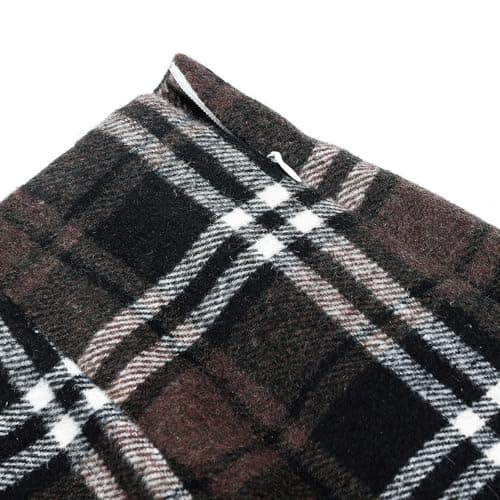 Astreeas High-Waist Wool Plaid Mini Skirt for Women