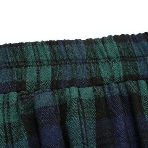 Women's Plaid High Waisted A Line Maxi Skirt with Pockets for Fall/Winter