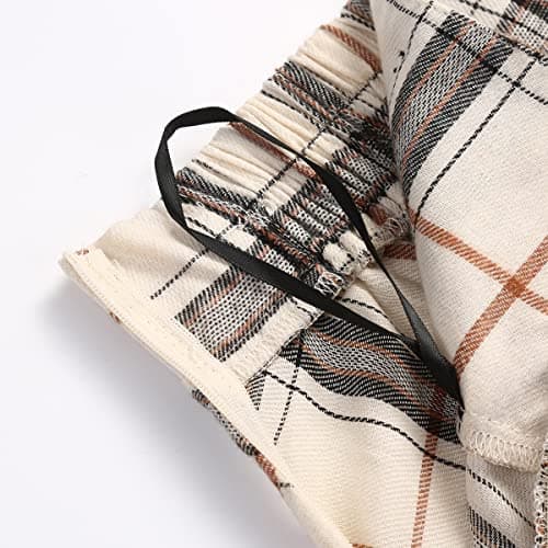 High Waist Aline Pleated Plaid Skirt for Women