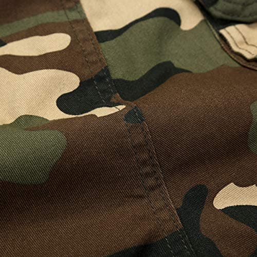 Military Camo Cargo Shorts for Men