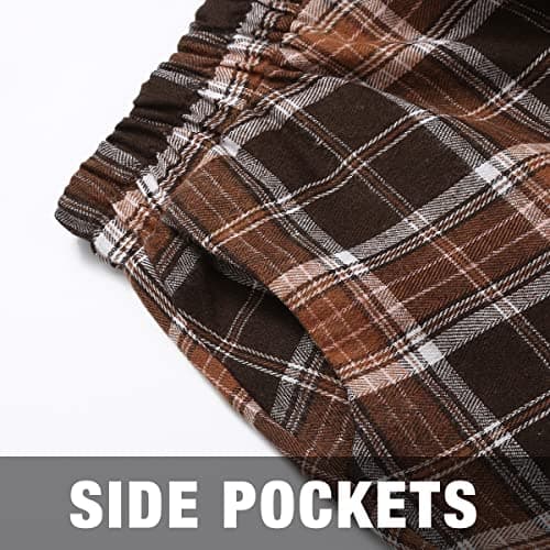 Women's Plaid A-line Pleated Skirt with Elastic Waist