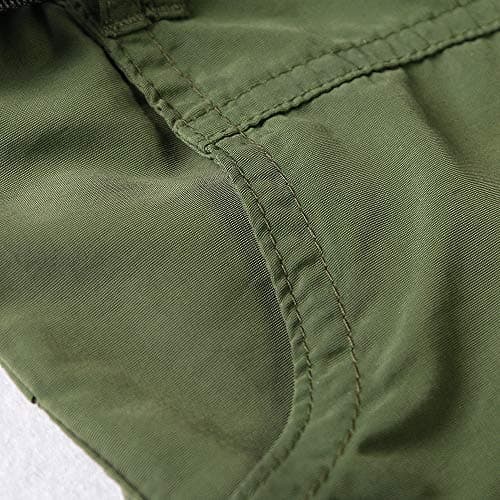 OCHENTA Men & Boys Quick-Dry Cargo Hiking Shorts Elastic Waist Outdoor