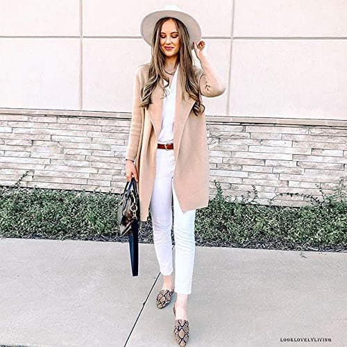 CHICWISH Women's Elegant Open Front Knit Coat Cardigan