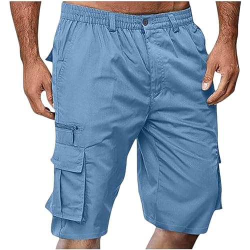 Men's Cargo Shorts — 01#blue