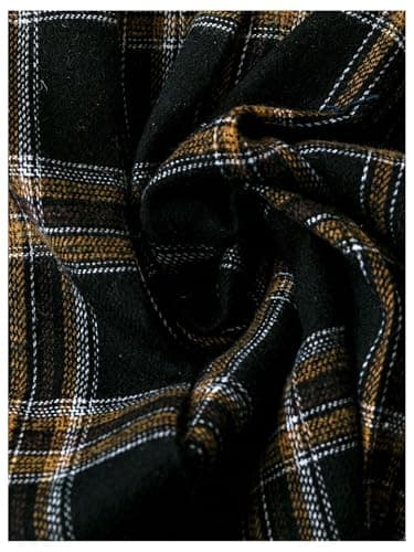 MakeMeChic Women's Plus Size Plaid High-Waisted Mini Skirt
