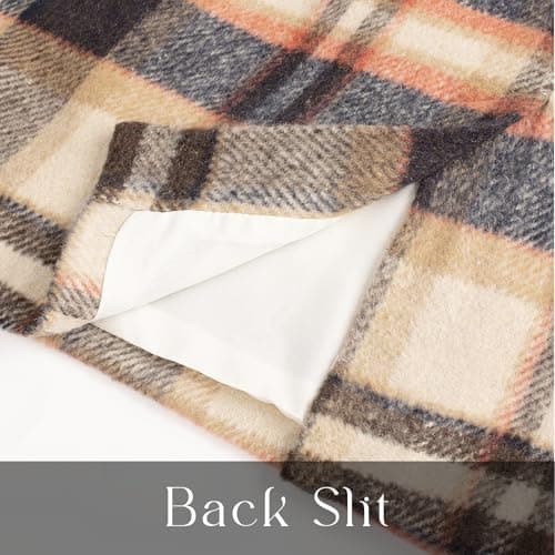 Womens Wool Plaid Pencil Skirt for Fall and Winter - Targeting women shoppers.