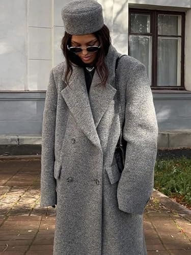 Long Wool Coats for Women: Fall/Winter Maxi Peacoat