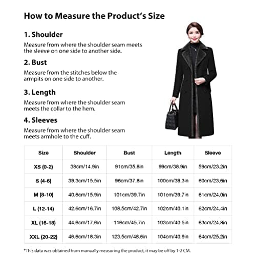 Women's Wool Peacoat with Fur Collar by IDEALSANXUN
