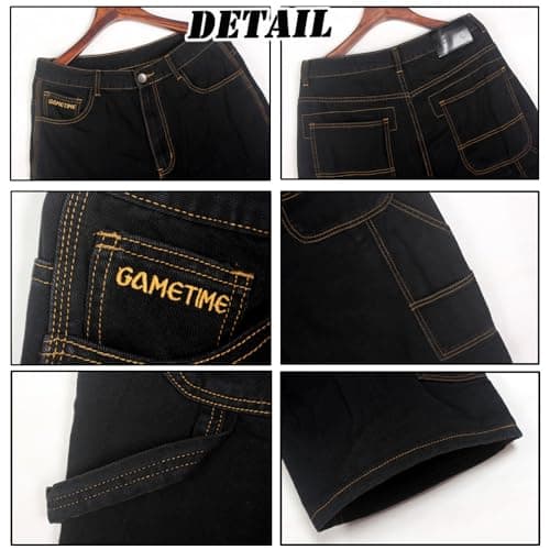 POOPMOOM Y2k Cargo Shorts Men's Vintage Baggy Jeans