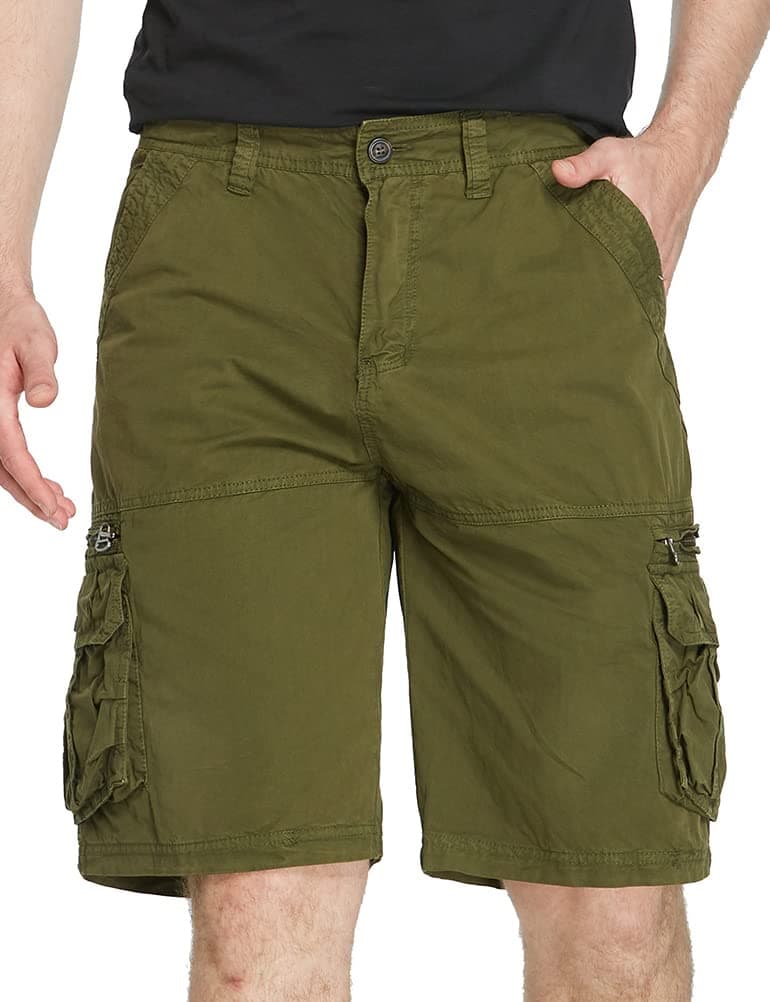 Men's Cargo Shorts with Multi-Pockets