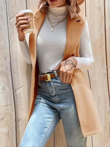 Women's Wool Vest Cardigan for Fall and Winter