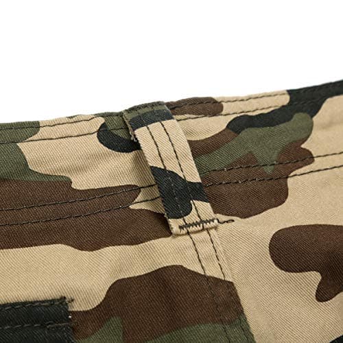 Military Camo Cargo Shorts for Men