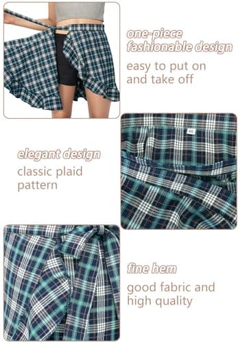 Adjustable Waist Wrap Skirt for Women