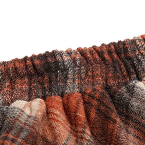 Ylingjun Warm Wool Midi Skirts for Winter Fall