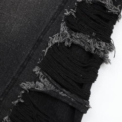 IDEWO Y2K Vintage Baggy Jean Shorts Wide Leg Denim Grunge Pants