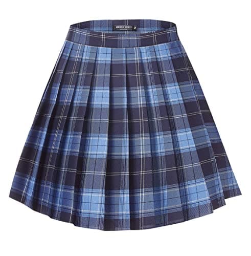 Urban CoCo Women's Plaid Pleated Mini Skirt — #2