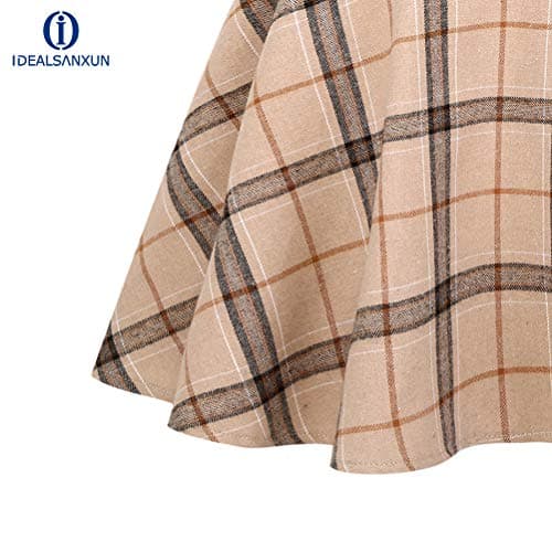 Gothic Plaid Mini Skirt for Women - 2024 Collection