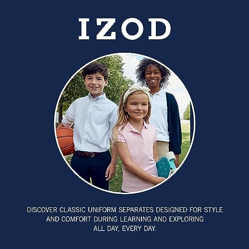 IZOD Men's Young Jogger Pants with Drawstring Elastic Waistband