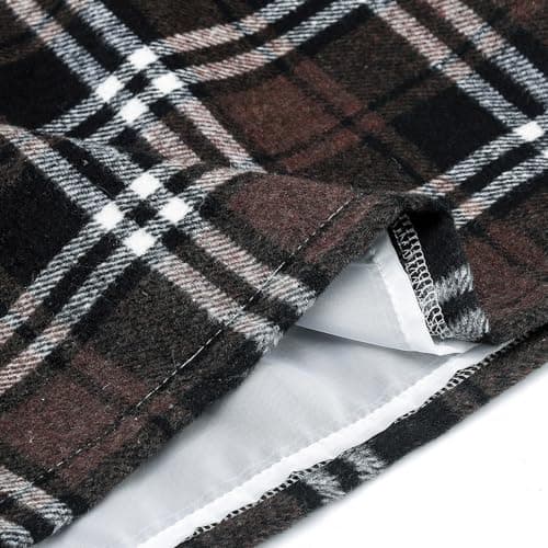Astreeas High-Waist Wool Plaid Mini Skirt for Women