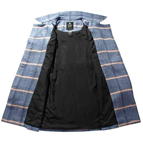 Women's Double Breasted Winter Trench Coat with Belt by Wantdo