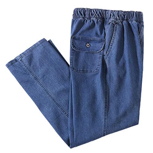 IDEALSANXUN Men's Elastic Waist Loose Fit Denim Pants for Casual Wear with Comfort and Style
| IDEALSANXUN Men’s Solidujeans in Loose Fit with Elastic Waist Perfect for Daily Wear and Weekend Outings
| IDEALSANXUN Men's Loose Fit Denim Trouser with