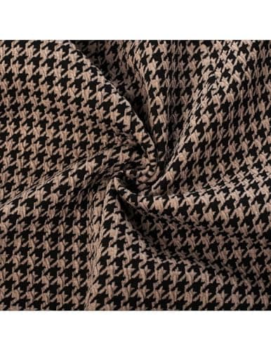 Kate Kasin Women's Casual Plaid High Waist Pleated Mini Skirt — Coffee Plaid