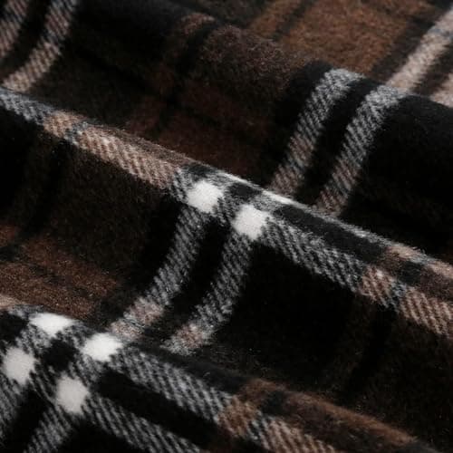 Astreeas High-Waist Wool Plaid Mini Skirt for Women