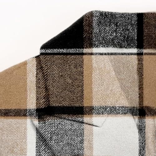 2024 Fall/Winter Plaid Wool Coats for Women