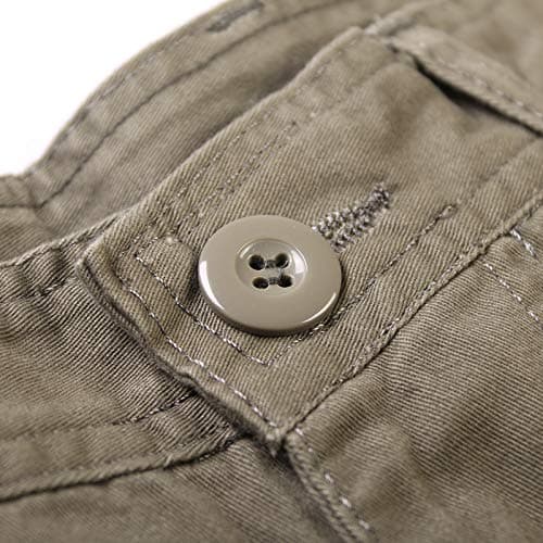 OCHENTA Men's Cargo Shorts with Zipper Pockets, Casual SummerOutdoor Work