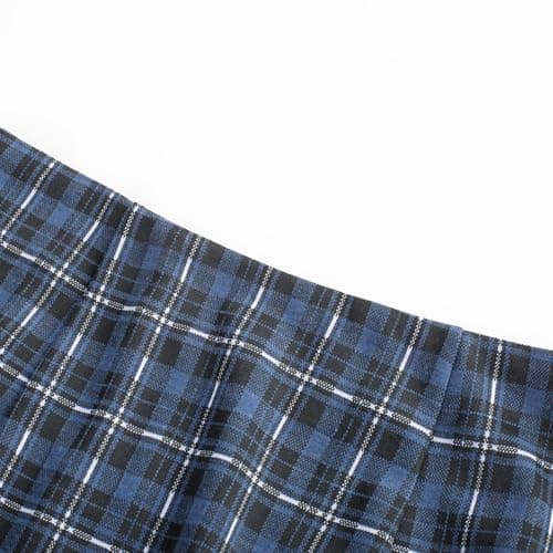 K Kate Womens Stretchy Plaid Knee-Length Bodycon Pencil Skirt