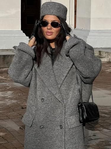 Long Wool Coats for Women: Fall/Winter Maxi Peacoat