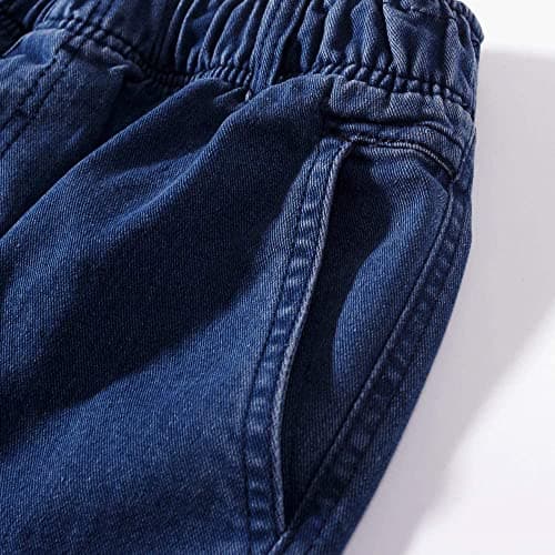 Men's Elastic Waist Jeans