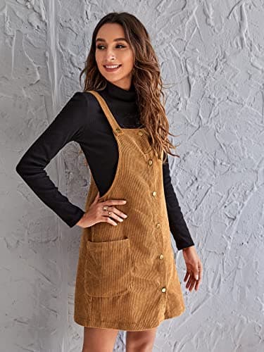 Floerns Women's Pinafore Dress
