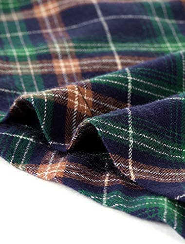 Allegra K Women's Vintage Tartan Midi Skirt with High Waist Belt