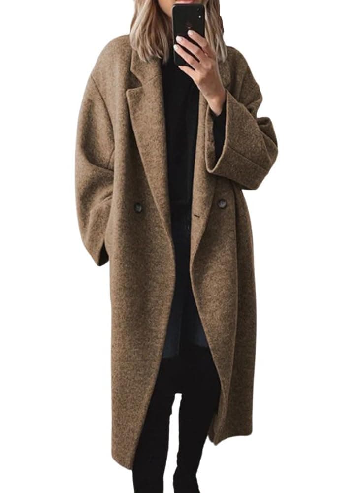 Women's Winter Wool Trench Coat