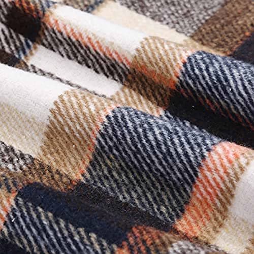 2024 Fall/Winter High Waist Wool Mini Plaid Skirt for Women