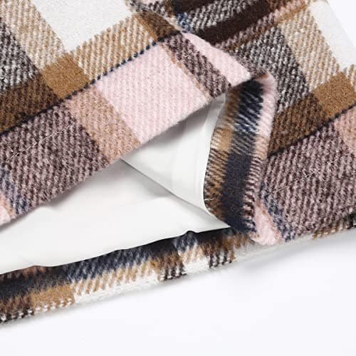 Plaid Mini Skirts for Women - High Waisted Wool Pencil Skirts
