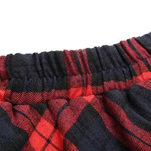 Women's Plaid A-line Midi Skirt by IDEALSANXUN