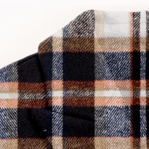 Plaid Wool Trench Coat for Women - 2024 Fall/Winter Collection