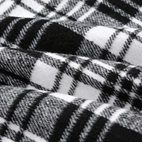 High Waist Lace Up A-line Plaid Skirt for Women