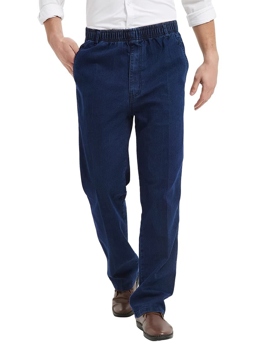 Men's Elastic Waist Jeans