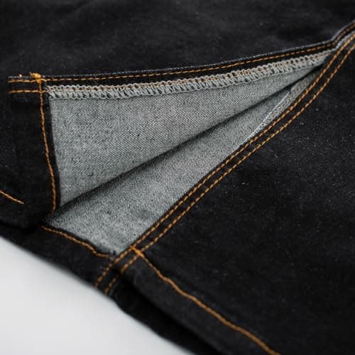 High Waisted Denim Skirt with Belt for Women