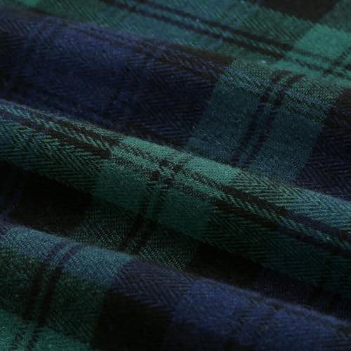 Women's Plaid High Waisted A Line Maxi Skirt with Pockets for Fall/Winter