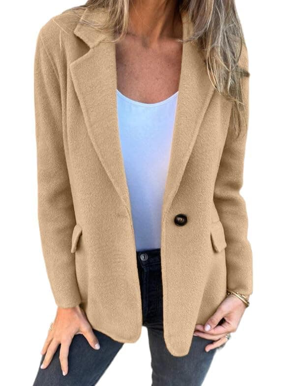 IDEALSANXUN Women's Wool Blaze Jacket Coat Fall Winter