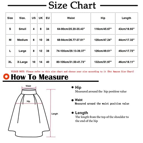 Casual Smocked Chiffon Skirt with Drawstring Waist for Teen Girls