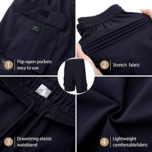 CAMEL CROWN Men's HikingCargo Shorts